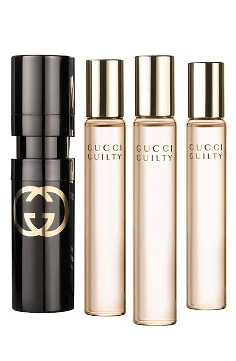 gucci guilty 15ml eau de toilette purse spray 3x15ml refills|GUCCI Guilty Perfumes & Fragrance For Men & Women.